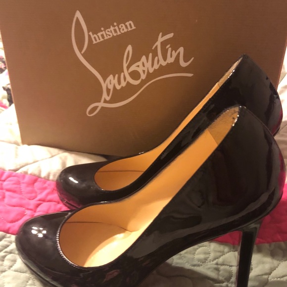 Christian Louboutin Shoes - Christian Louboutin Black Patent High Heels